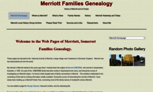 Merriottfamiliesgenealogy.net thumbnail