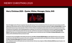 Merrychristmas2020wishes.com thumbnail