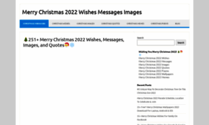 Merrychristmasmessages.com thumbnail