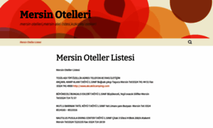 Mersinoteller.wordpress.com thumbnail