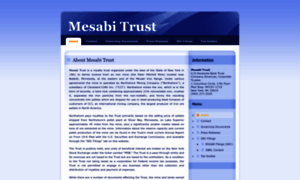 Mesabi-trust.com thumbnail