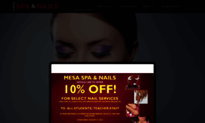 Mesaspaandnails.com thumbnail