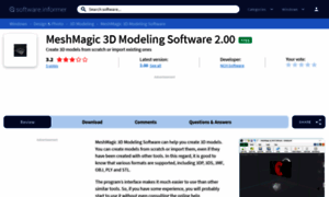Meshmagic-3d-modeling-software.software.informer.com thumbnail