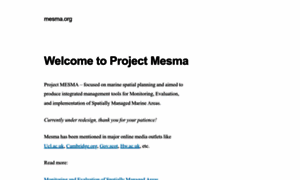 Mesma.org thumbnail