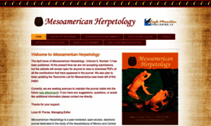 Mesoamericanherpetology.com thumbnail