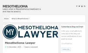 Mesothelioma-disease.info thumbnail