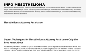 Mesotheliomainfo.ga thumbnail