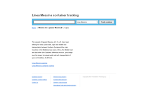 Messina.container-tracking.org thumbnail