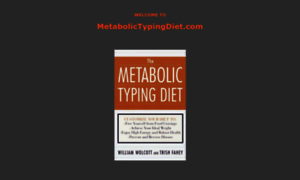 Metabolictypingdiet.com thumbnail