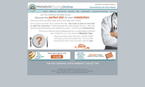 Metabolictypingonline.com thumbnail