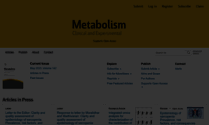 Metabolismjournal.com thumbnail