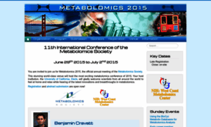 Metabolomics2015.org thumbnail