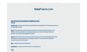 Metafrance.com thumbnail