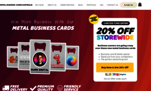 Metalbusinesscardsaustralia.com.au thumbnail