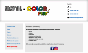 Metalcolorplus.com thumbnail