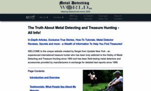 Metaldetectingworld.com thumbnail