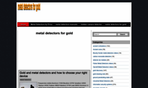 Metaldetectorsforgold.net thumbnail