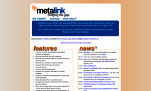 Metalinker.org thumbnail