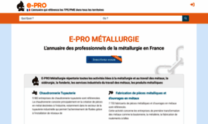 Metallurgie.e-pro.fr thumbnail