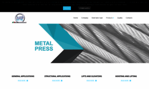 Metalpress-wireropes.com thumbnail