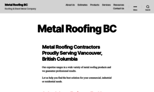 Metalroofingbc.ca thumbnail