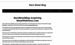 Metalwebnews.com thumbnail