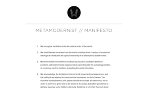 Metamodernism.org thumbnail