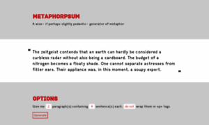 Metaphorpsum.com thumbnail