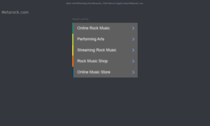Metarock.com thumbnail