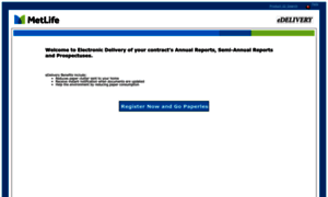 Metlife-edelivery.com thumbnail