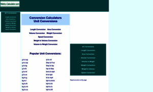Metric-calculator.com thumbnail