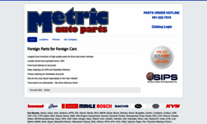 Metricautoparts.com thumbnail