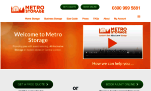 Metro-storage.co.uk thumbnail