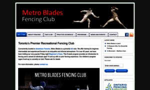 Metrobladesfencing.ca thumbnail