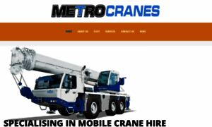 Metrocraneservices.com.au thumbnail