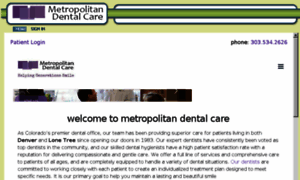 Metrodentalcare.mydentalvisit.com thumbnail
