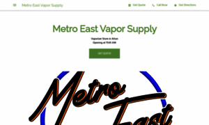 Metroeastvaporsupply.business.site thumbnail