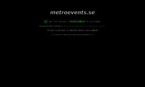 Metroevents.se thumbnail