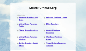 Metrofurniture.org thumbnail