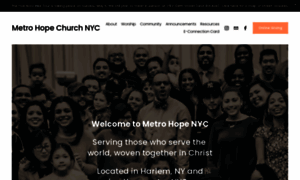 Metrohopenyc.org thumbnail