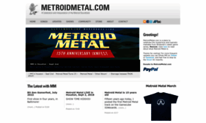 Metroidmetal.com thumbnail