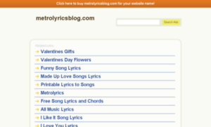 Metrolyricsblog.com thumbnail