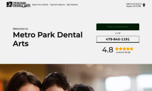 Metroparkdentalarts.com thumbnail