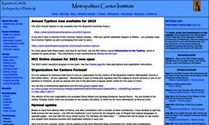 Metropolitancantorinstitute.org thumbnail