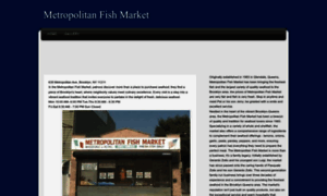 Metropolitanfishmarket.com thumbnail