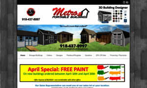 Metroportablebuildings.com thumbnail