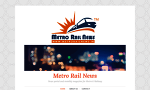 Metrorailnewsindia.wordpress.com thumbnail