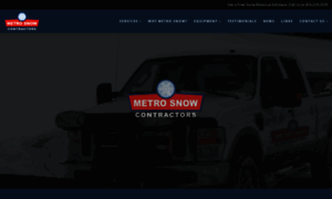 Metrosnowcontractors.com thumbnail