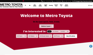 Metrotoyota.com thumbnail