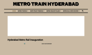 Metrotrainhyderabad.com thumbnail
